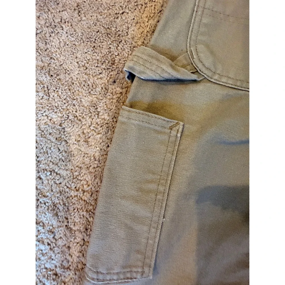 Carhartt B11-DES Mens Work Dungaree Pants Desert 33x34 Gorpcore‎ Outdoor Utility